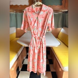 Vintage 1960’s Floral Pink House Dress